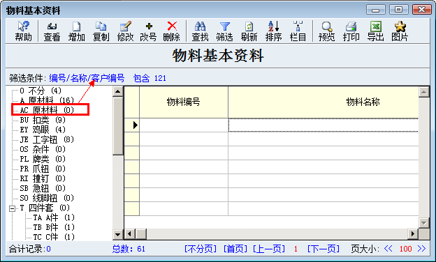类别目录树